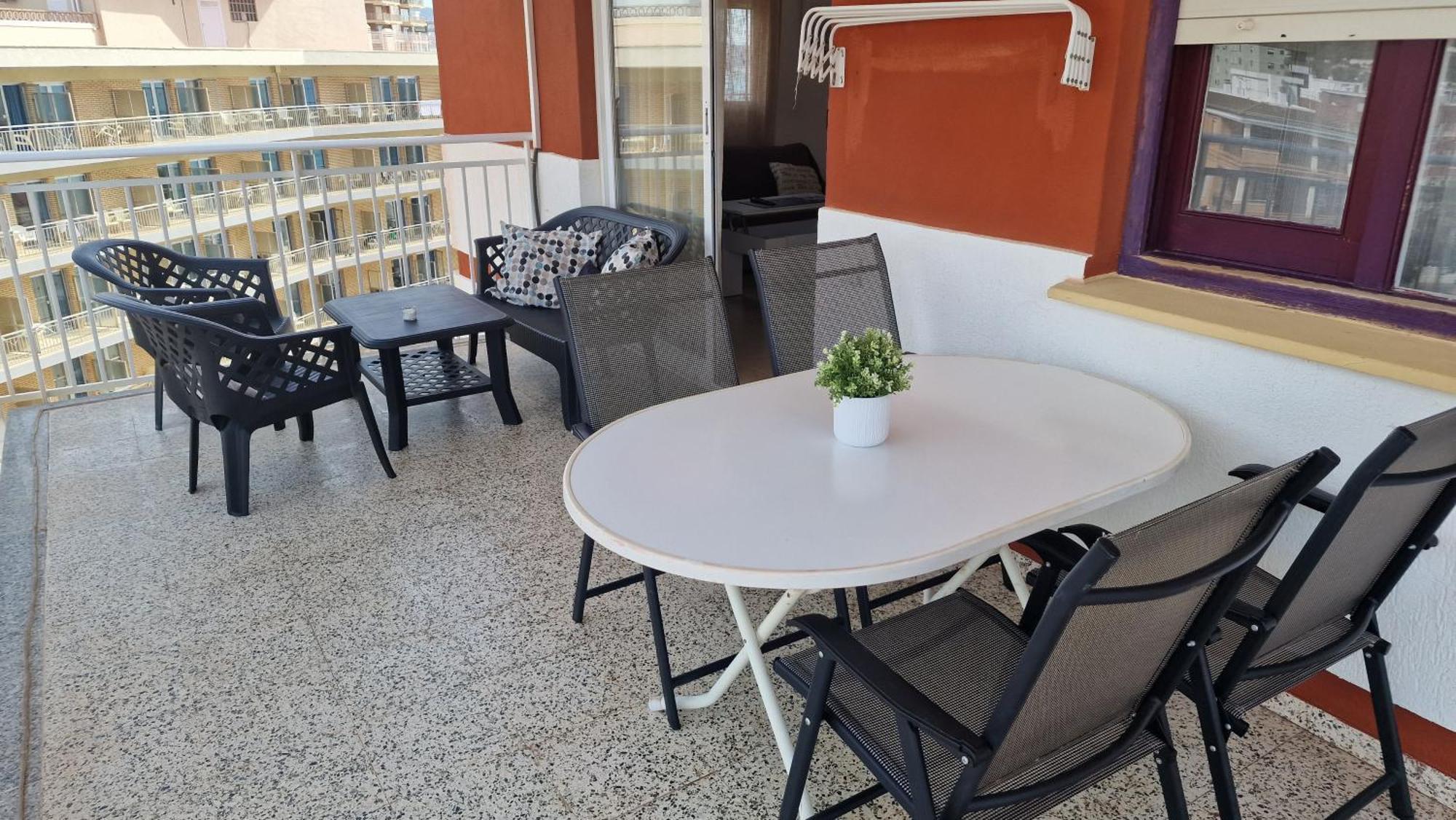 Apartamento De 1 Habitacion Frente Al Mar Y Con Piscina Apartman Benicàssim Kültér fotó