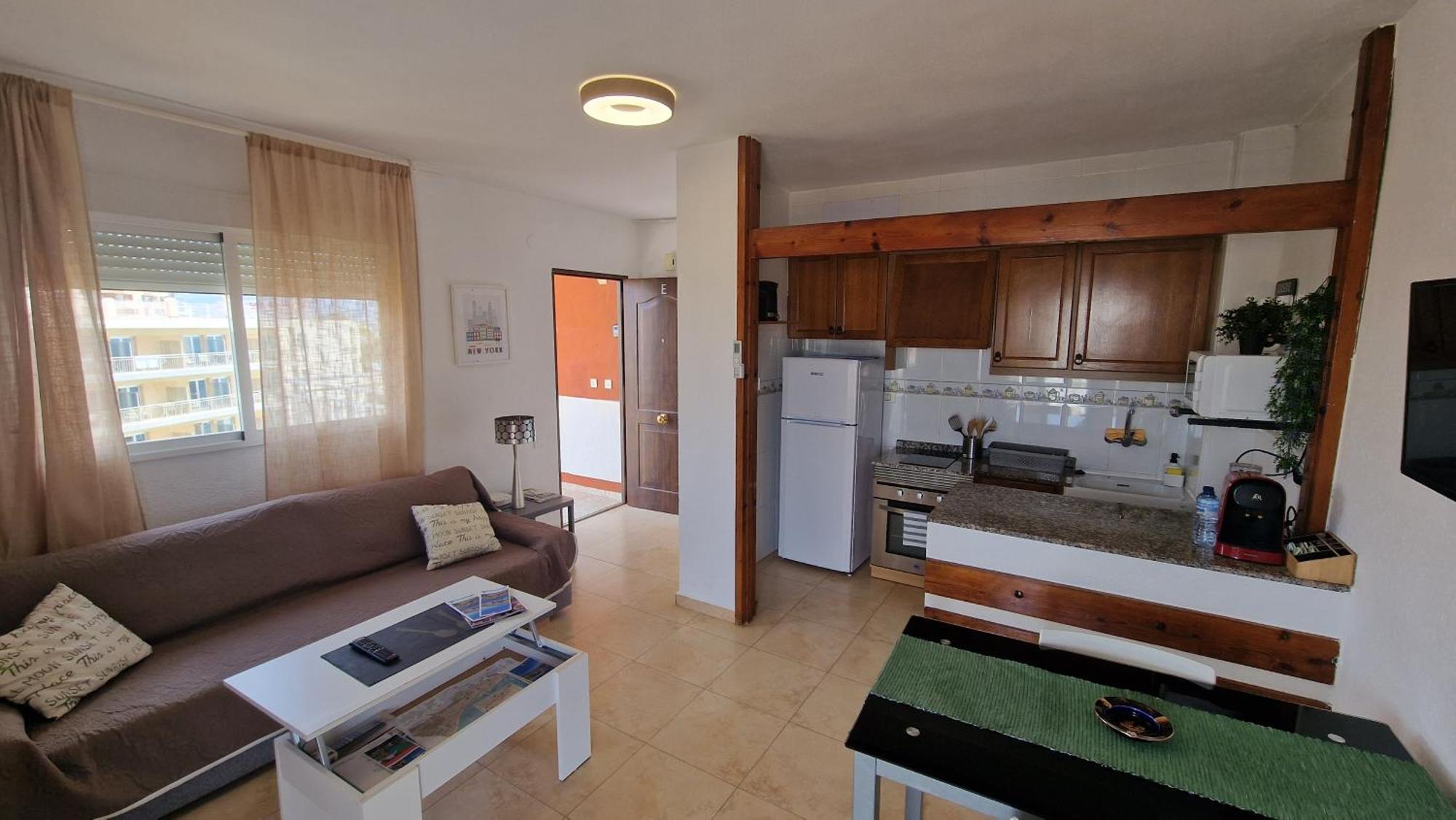 Apartamento De 1 Habitacion Frente Al Mar Y Con Piscina Apartman Benicàssim Kültér fotó